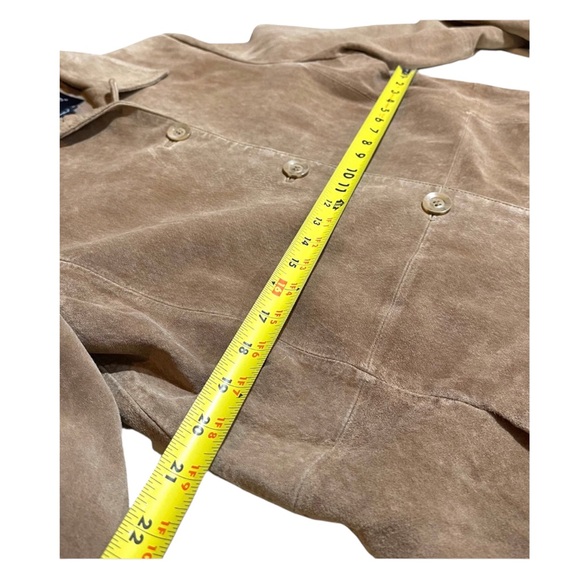 Bernardo womens suede leather jacket coat, Size L - Picture 5 of 7